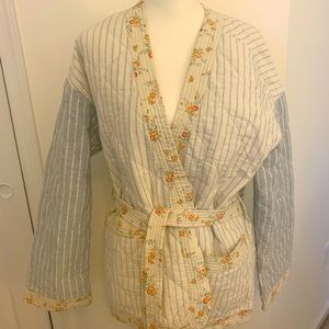 Madewell Patchwork Wrap Jacket NWT